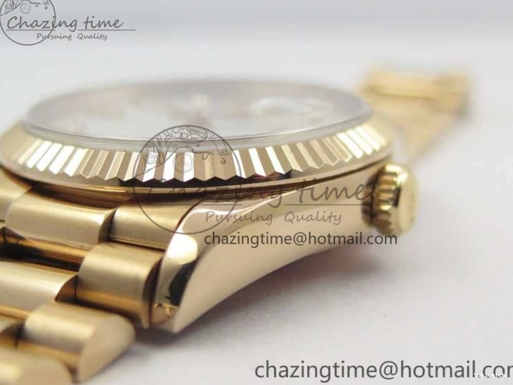 36 Day-Date Dial Edition Maker President RG 128239 Markers on Crystral RG Bp MOP Bracelet Best White 1220